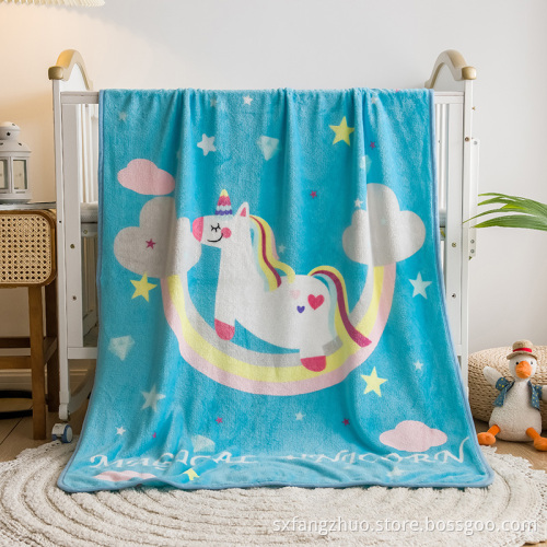 Custom printed newborn baby soft thick alligator thick baby blanket wrapper